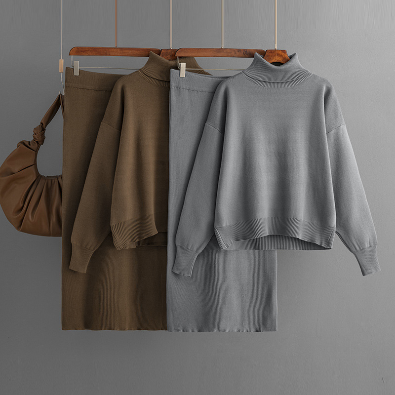 Winter Clothing Sales - Suéter solto de malha feminino e