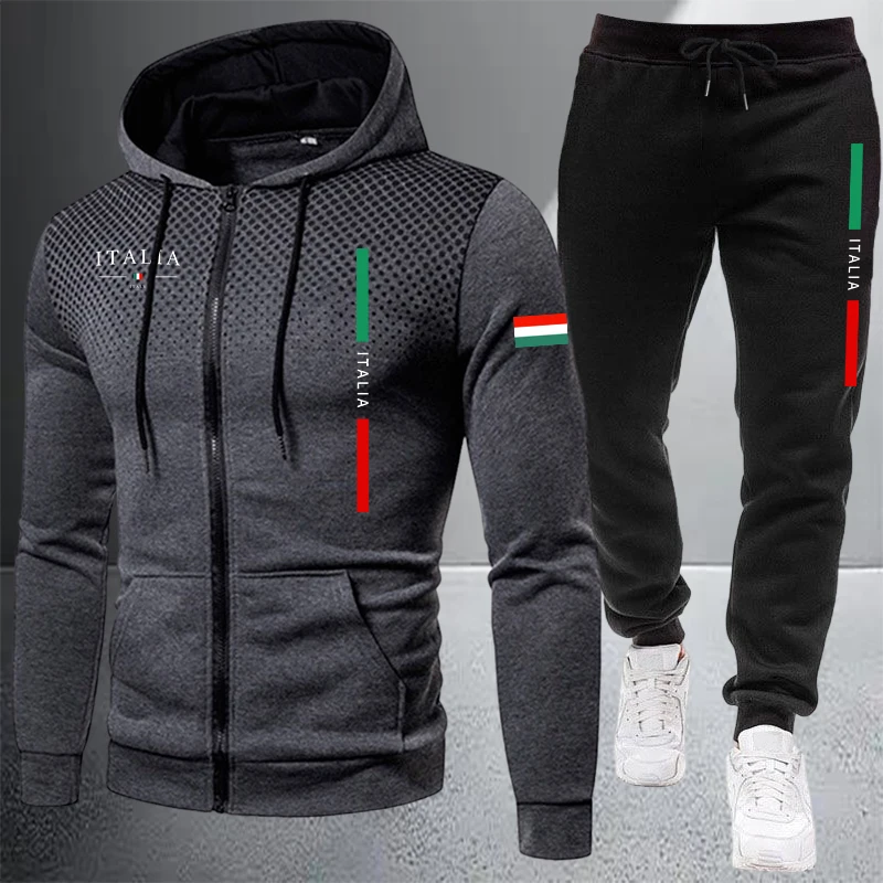 Winter Cloth - Conjunto de Moletom Masculino Casual com