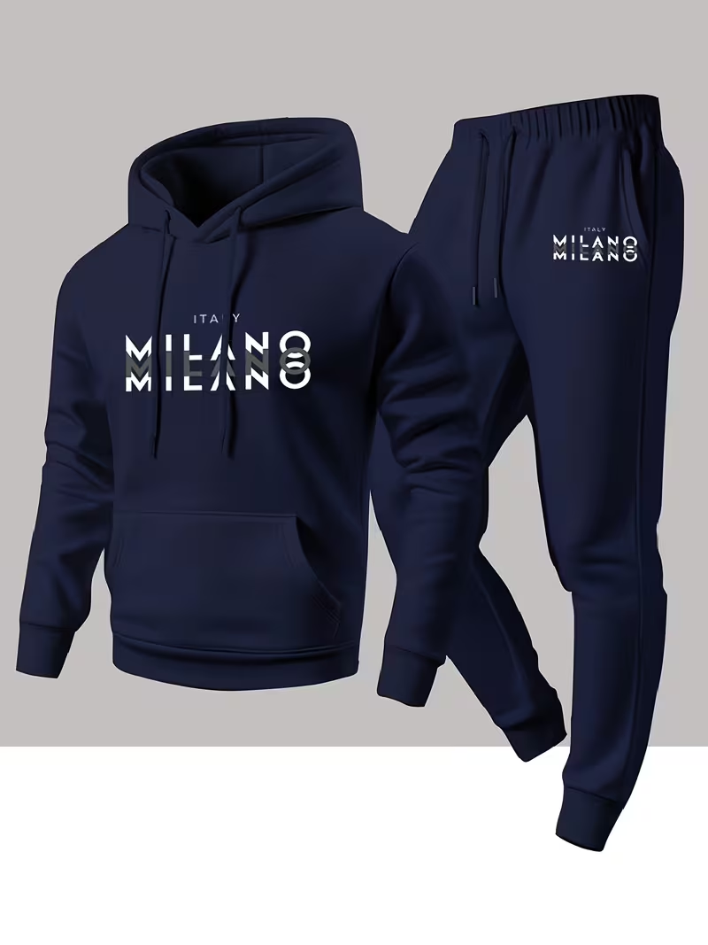 Winter Clothing Pants - Conjunto Masculino de Moletom Quente com