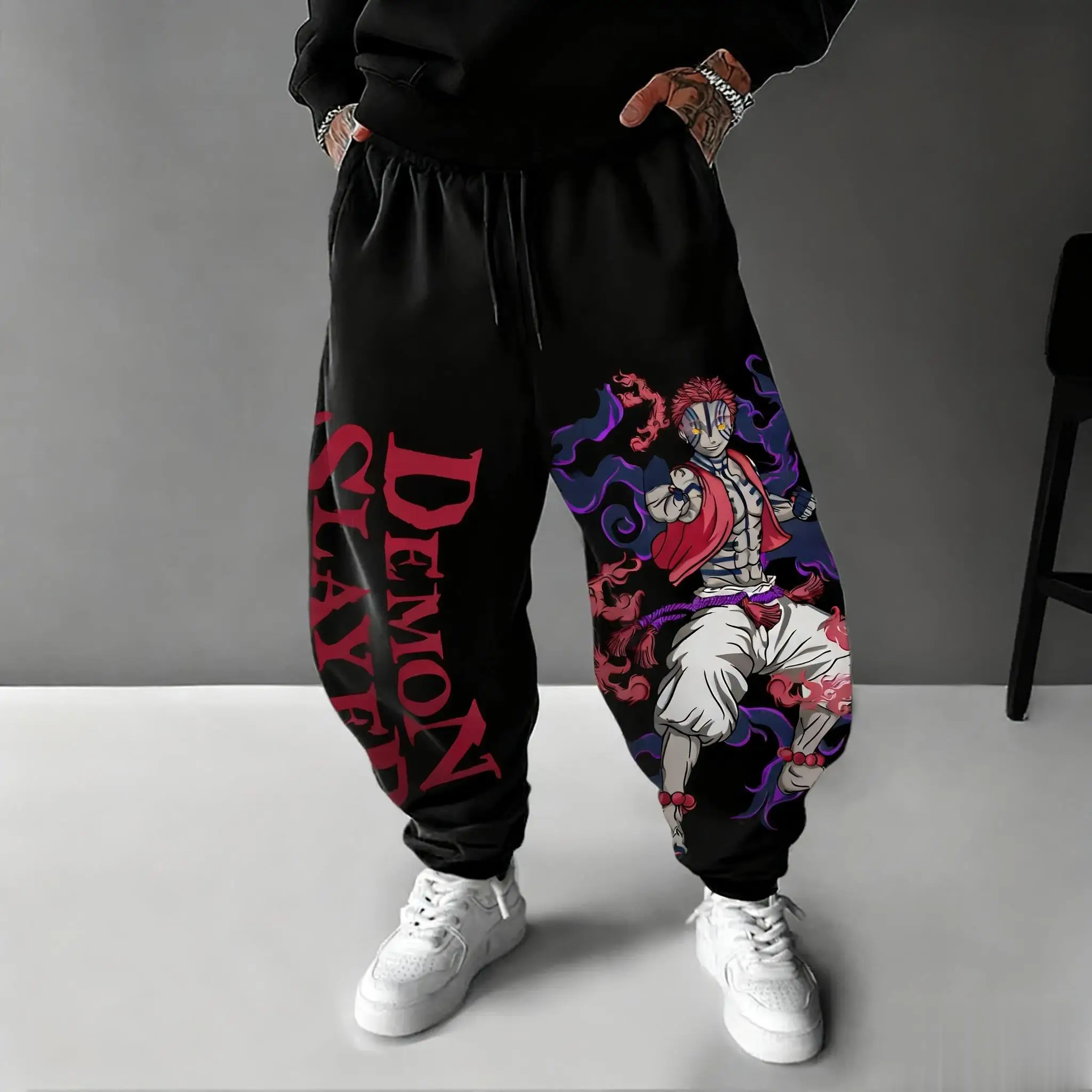 Winter Clothing Anime - Calças de Anime Demon Slayer Akaza