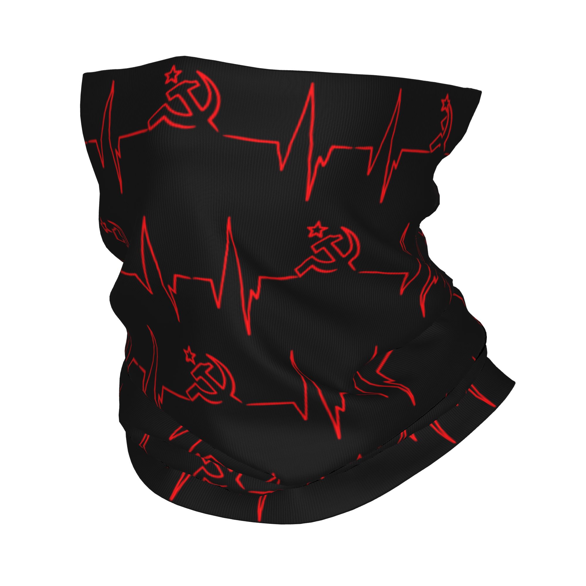 Wool Balaclava Knit - Personalizado batimento cardíaco bandeira russa rússia