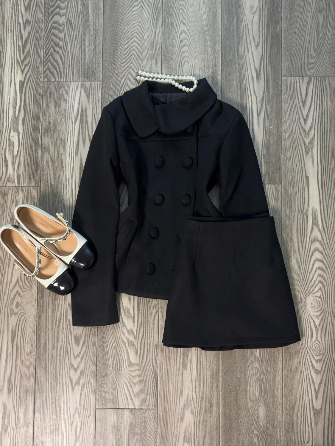 Winter Clothing Sales - Conjunto de Duas Peças Elegante para