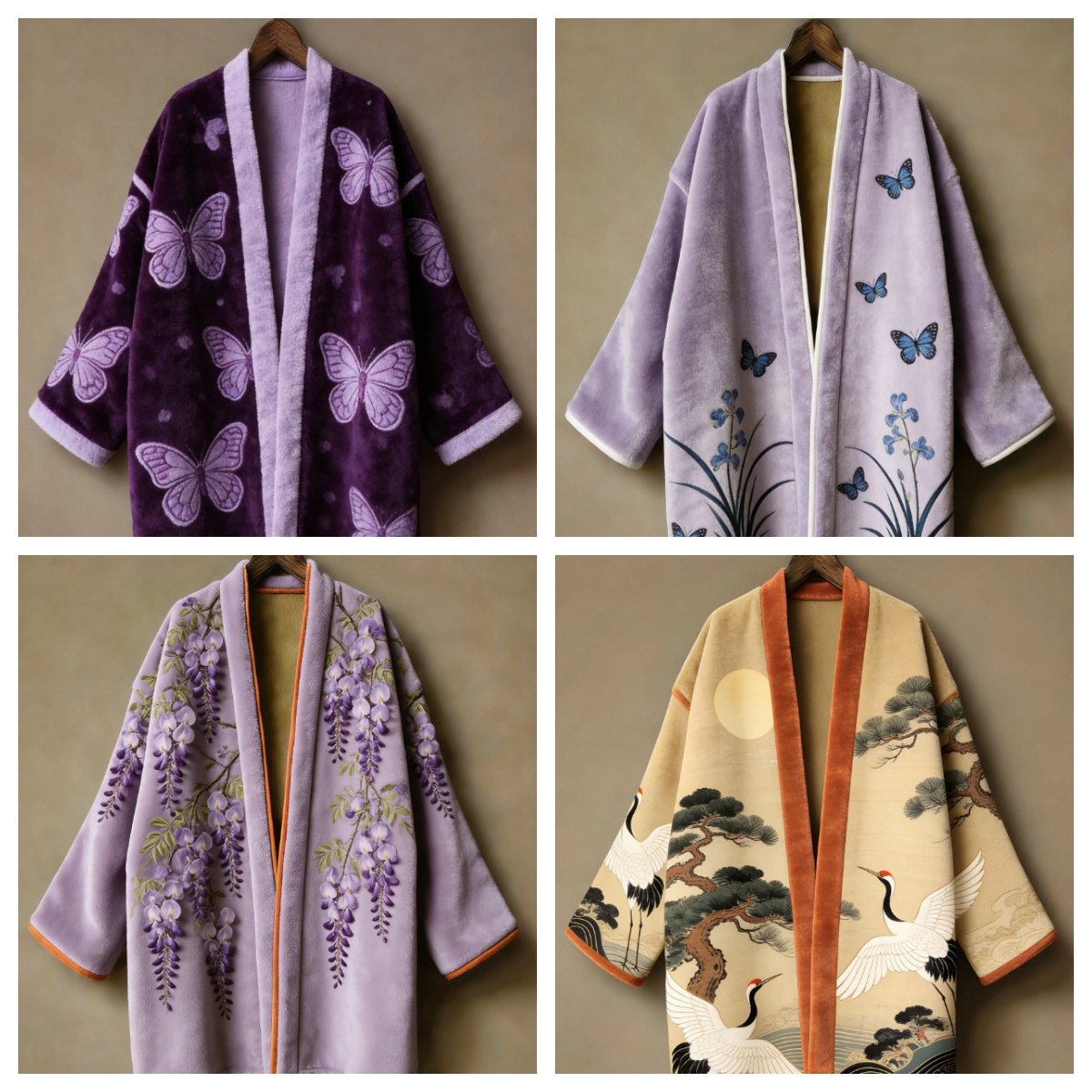Traditional Winter Japanese Clothing - Kimono japonês Haori Yukata Samurai para