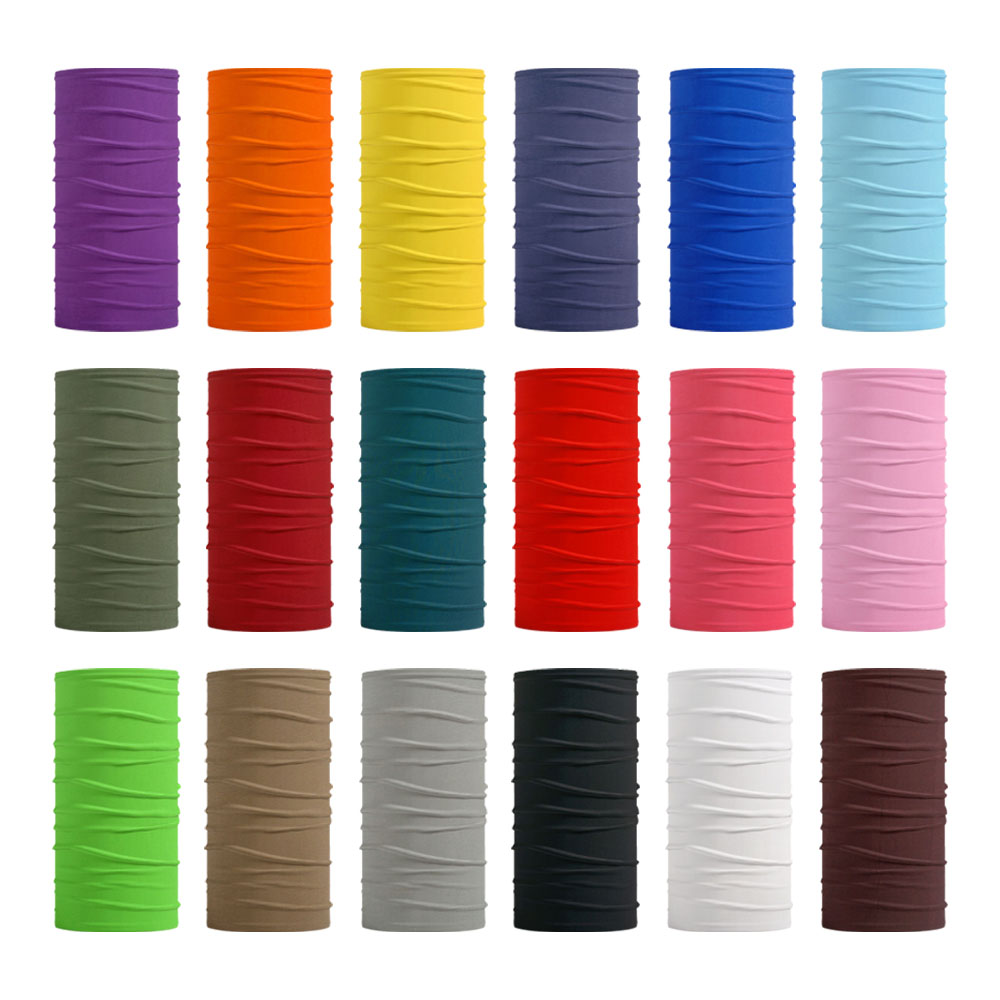 Wool Balaclava Knit - Bandanas de cor sólida sem costura