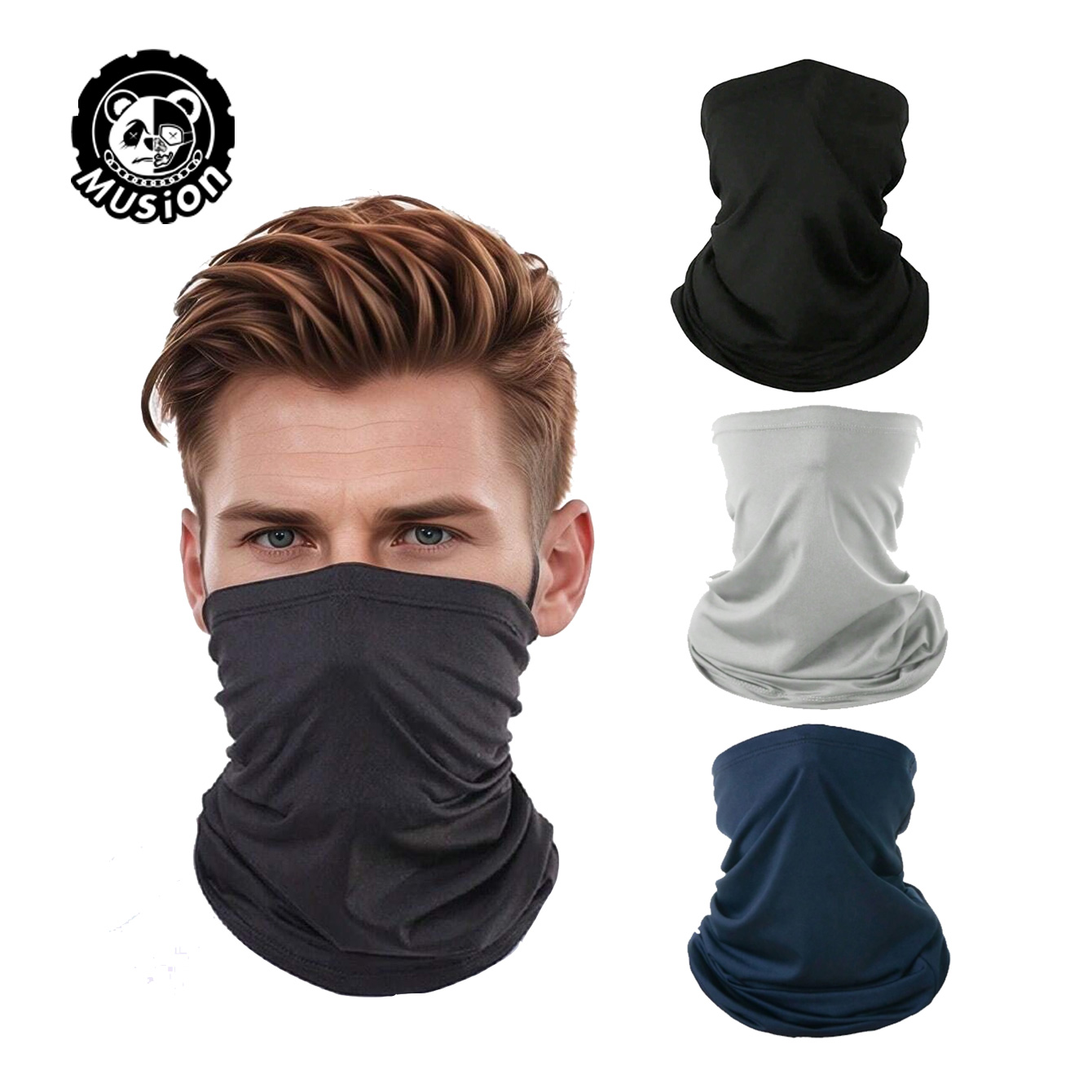 Wool Balaclava Knit - Máscara Balaclava Multifuncional Musion, à Prova