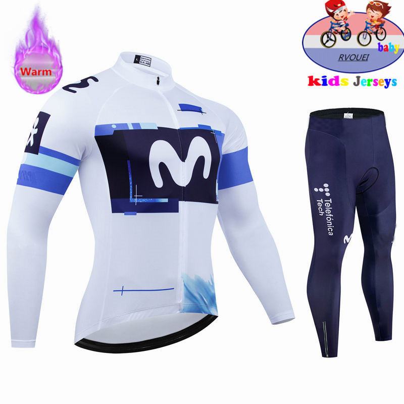 Winter Clothing Kids Sale - Bebê movistar equipe inverno velo térmico