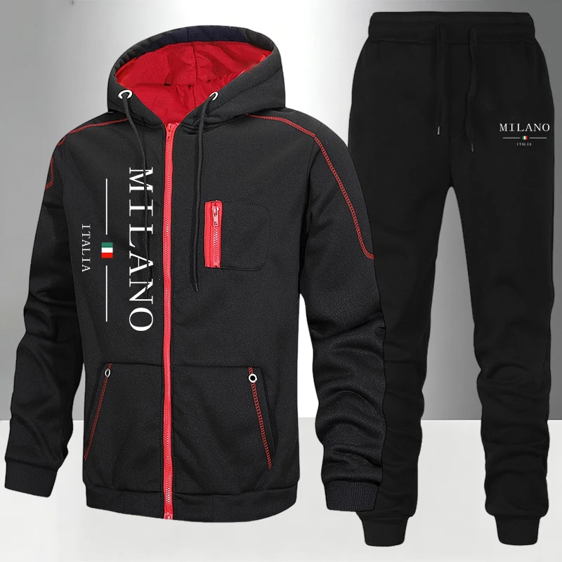 Winter Clothing Uae - Conjunto Masculino de Moda Italiana: Casaco