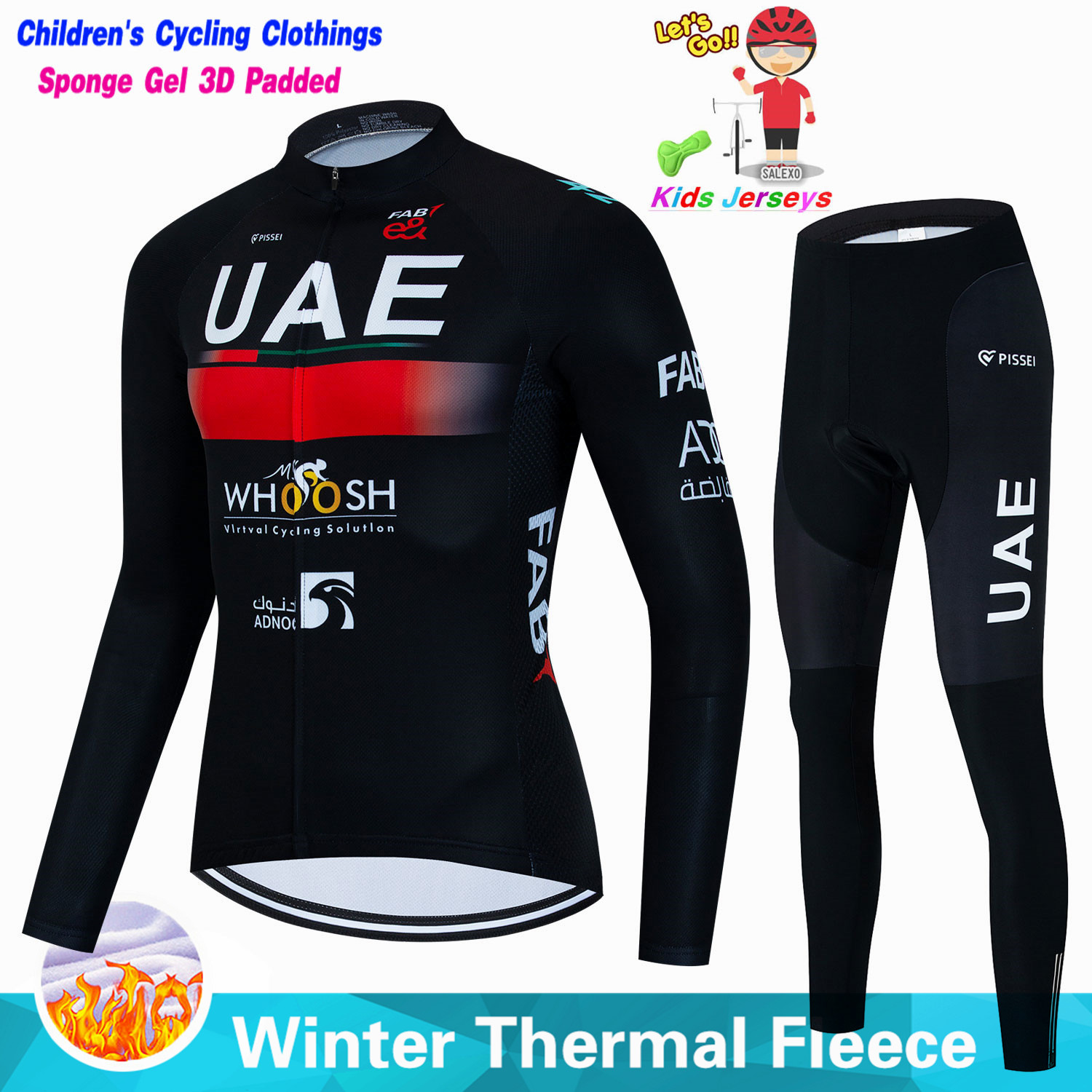 Uae crianças inverno velo conj - Winter Clothing Kids Sale avaliação e preço