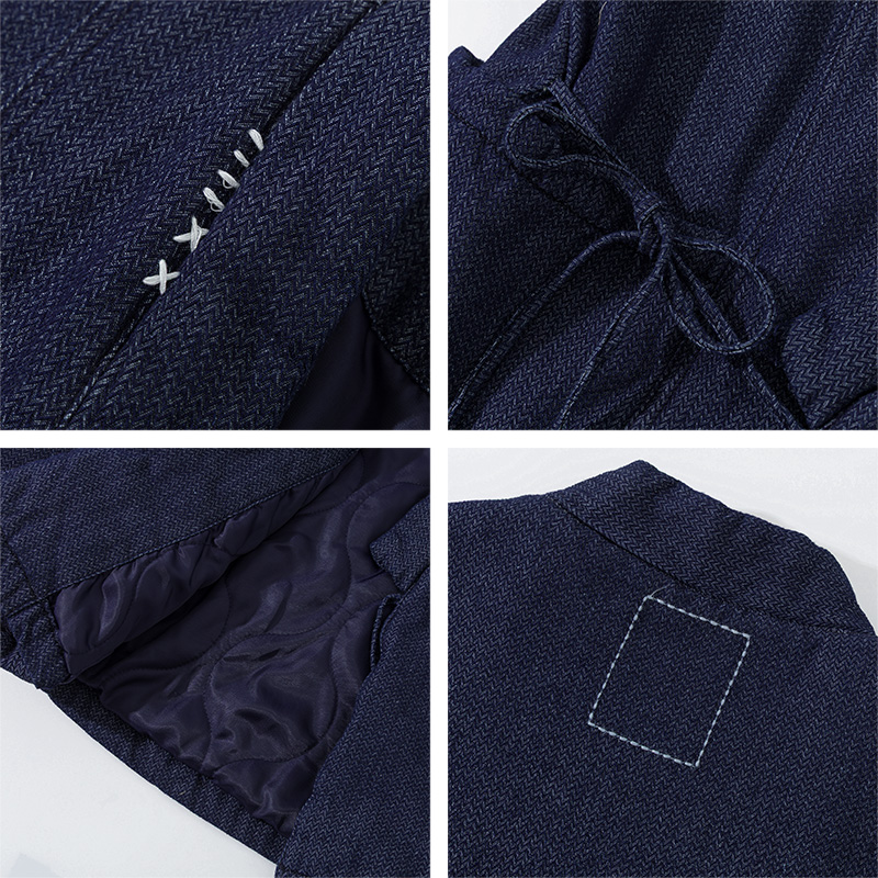 Inverno estilo japonês azul qu - Traditional Winter Japanese Clothing avaliação e preço