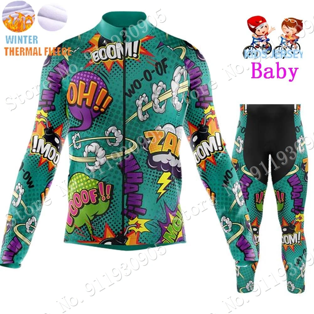 Conjunto de camisa de ciclismo - Winter Clothing Kids Sale avaliação e preço