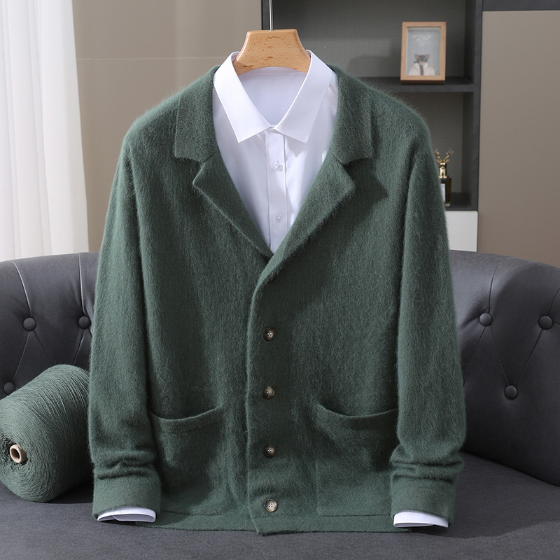 Novo cardigan de lã de vison m - Winter Clothing Uae avaliação e preço