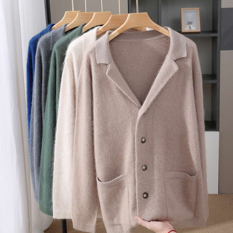 Novo cardigan de lã de vison m - Winter Clothing Uae avaliação e preço