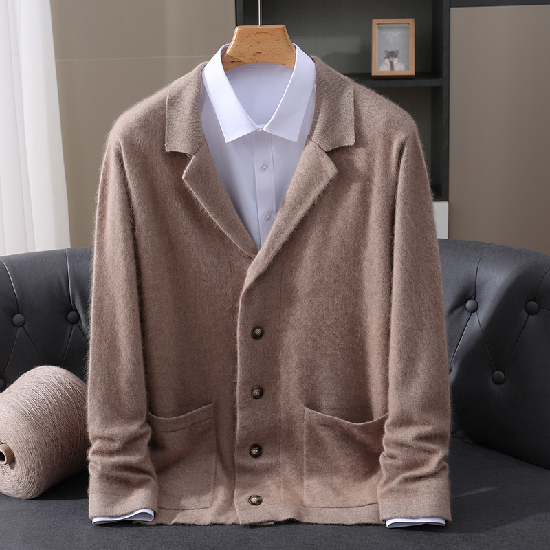 Novo cardigan de lã de vison m - Winter Clothing Uae avaliação e preço