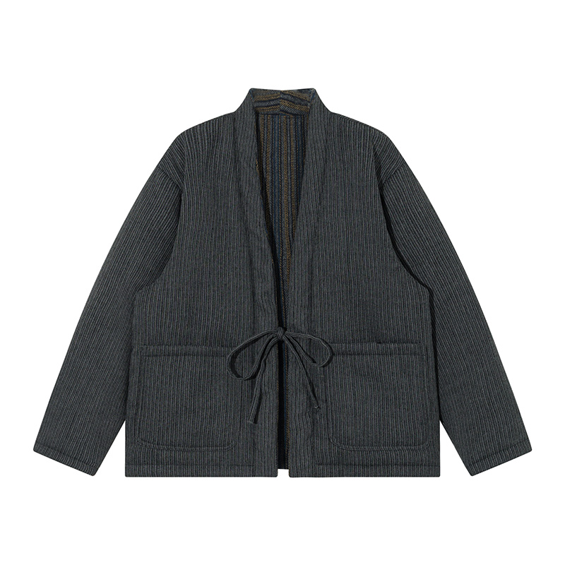 Estilo japonês listrado quimon - Traditional Winter Japanese Clothing avaliação e preço