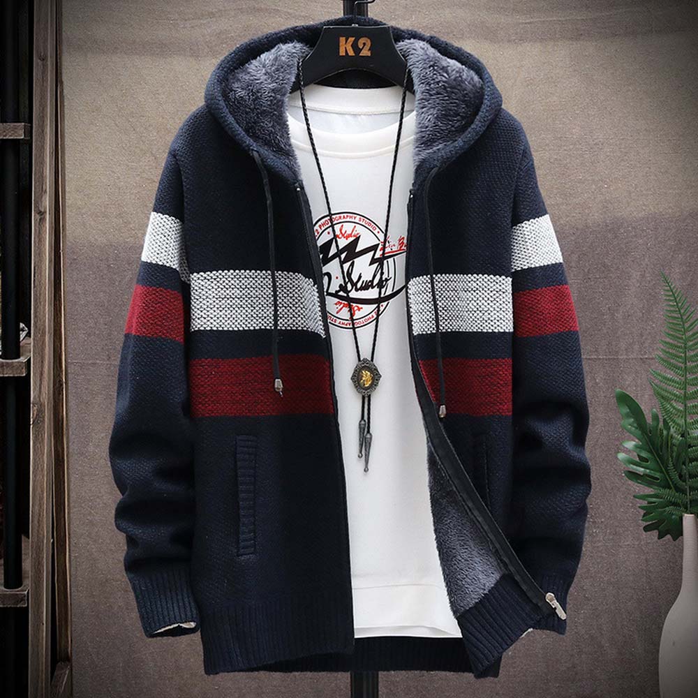 Camisola listrada masculina ca - Winter Clothing Uae avaliação e preço