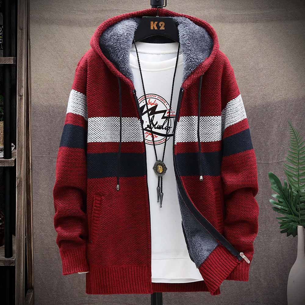 Camisola listrada masculina ca - Winter Clothing Uae avaliação e preço