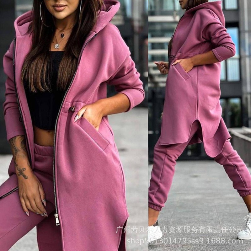 Feminino com capuz zíper irreg - Winter Clothing Sales avaliação e preço