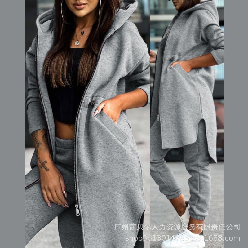 Feminino com capuz zíper irreg - Winter Clothing Sales avaliação e preço