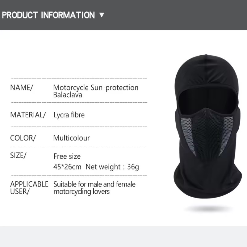 Máscara facial completa ciclis - Wool Balaclava Knit avaliação e preço