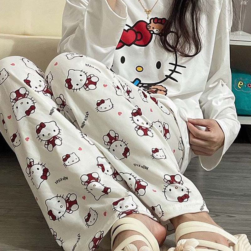 Kawaii sanrios olá kittys conj - Winter Clothing Anime avaliação e preço