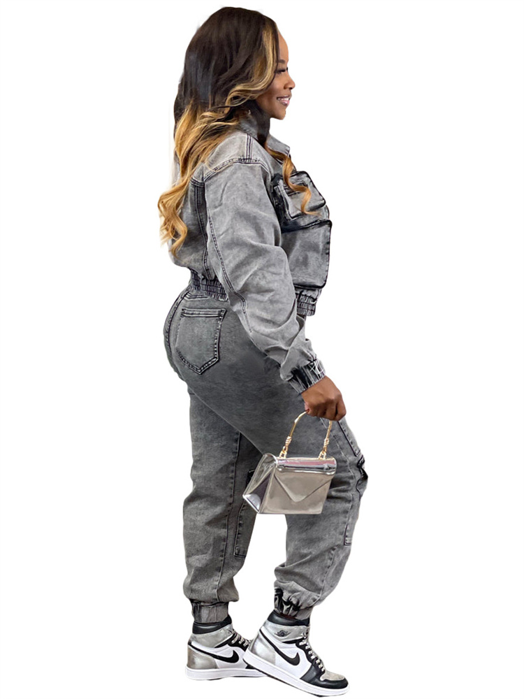 Wmstar denim conjunto de duas  - Winter Clothing Sales avaliação e preço