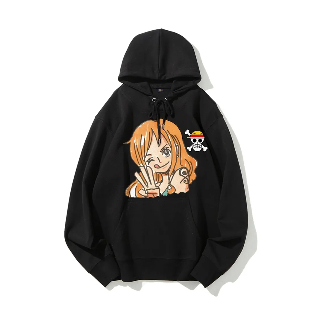 Uma peça nami anime hoodie das - Winter Clothing Anime avaliação e preço