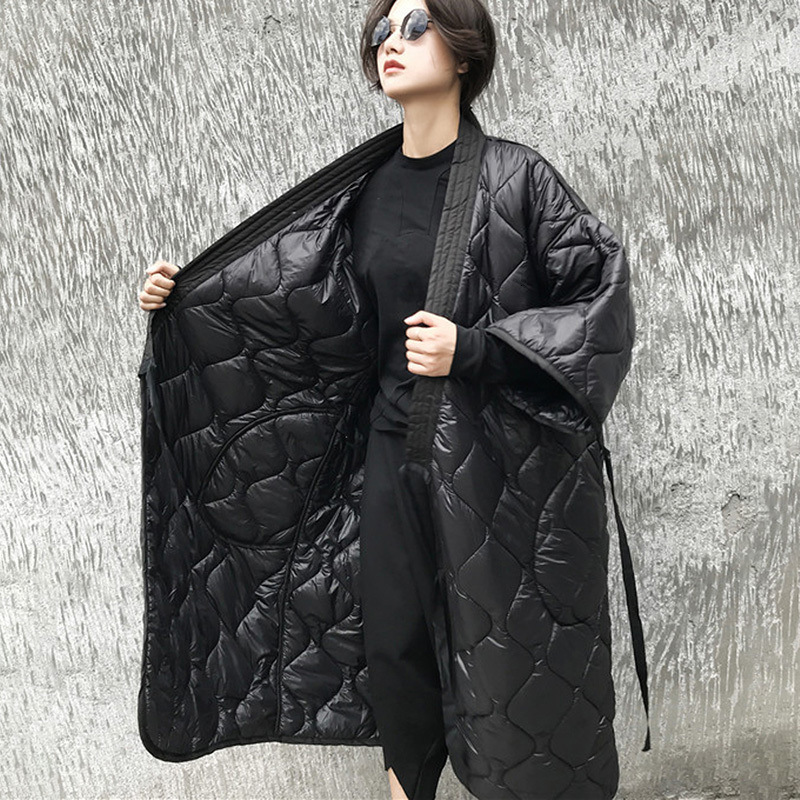 Novo 2026 Jaqueta Kimono Preta - Traditional Winter Japanese Clothing avaliação e preço