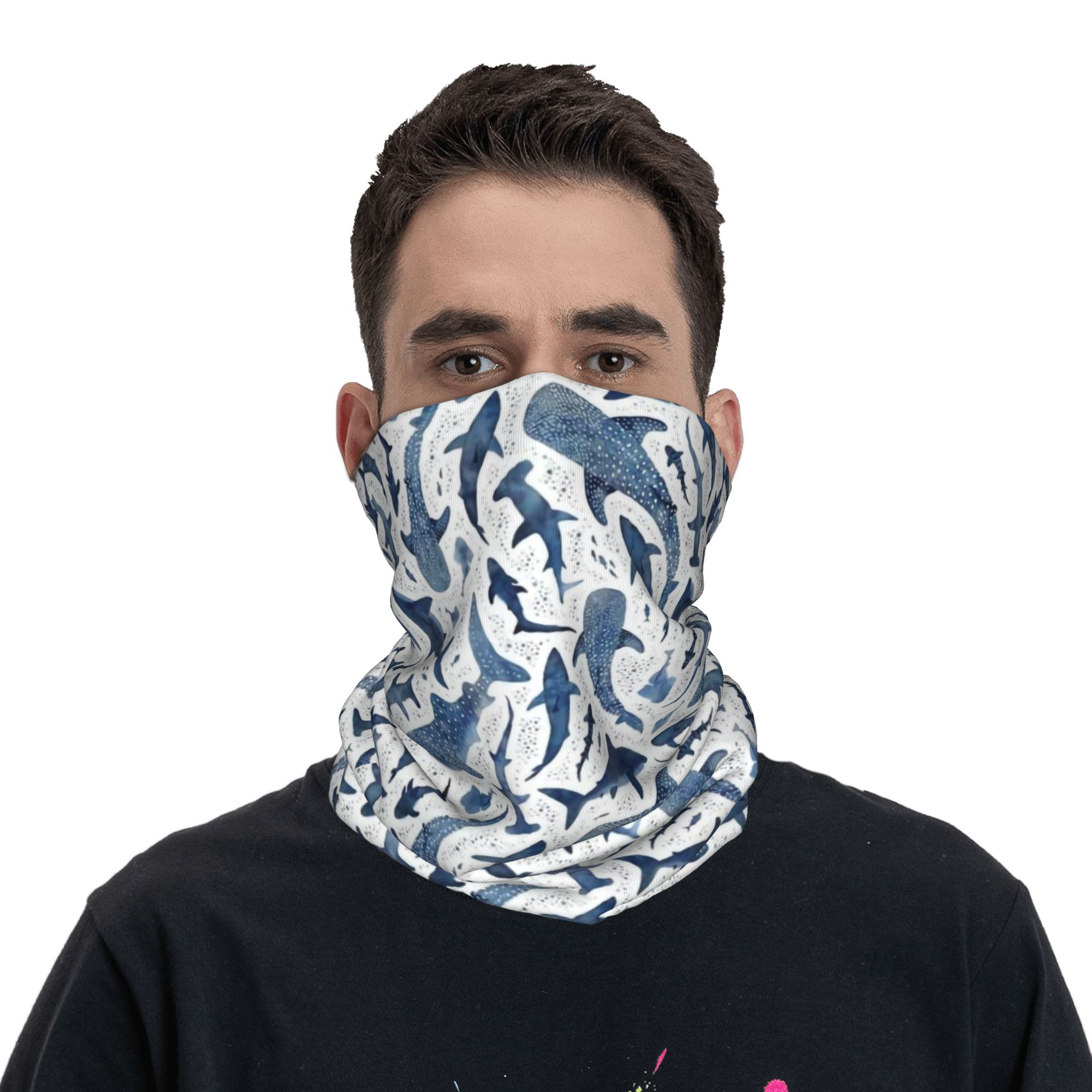 Personalizado azul aquarela tu - Wool Balaclava Knit avaliação e preço