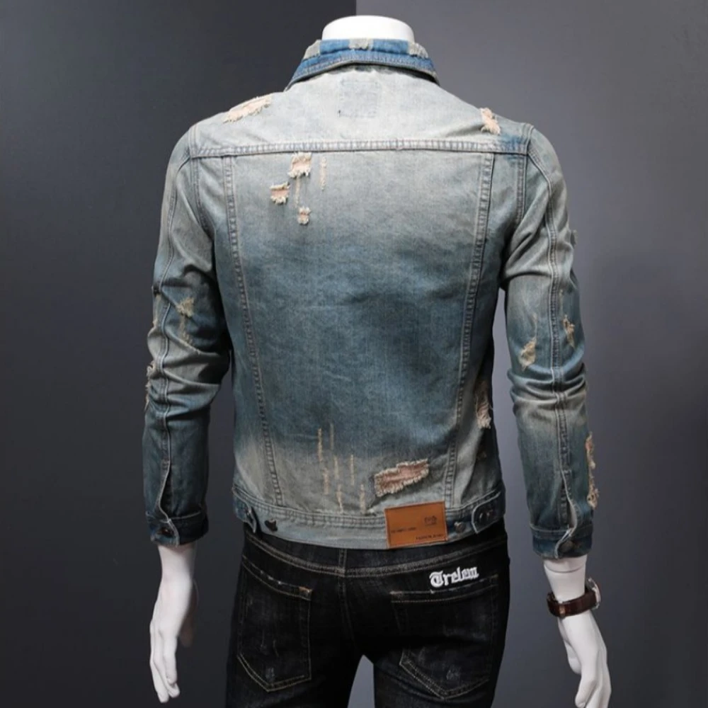 Jaquetas jeans acolchoadas hom - Winter Clothing Uae avaliação e preço