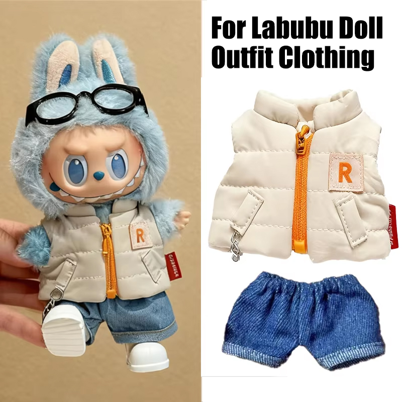 Para 15 17cm labubu boneca cor - Winter Cloth avaliação e preço