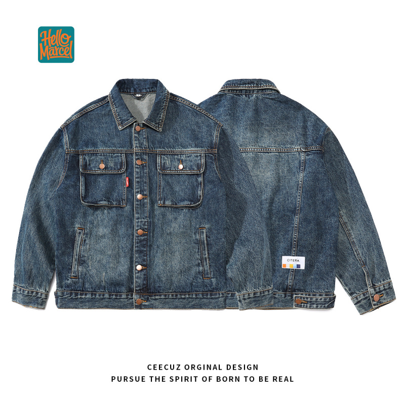 Jaqueta Jeans de Luxo HELLOMAR - Winter Clothing Europe avaliação e preço