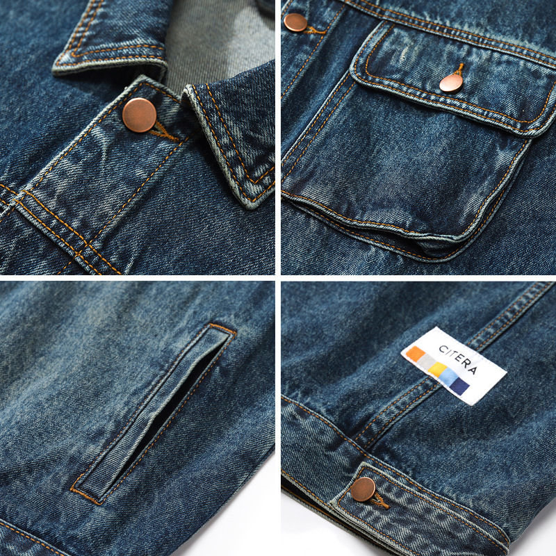 Jaqueta Jeans de Luxo HELLOMAR - Winter Clothing Europe avaliação e preço