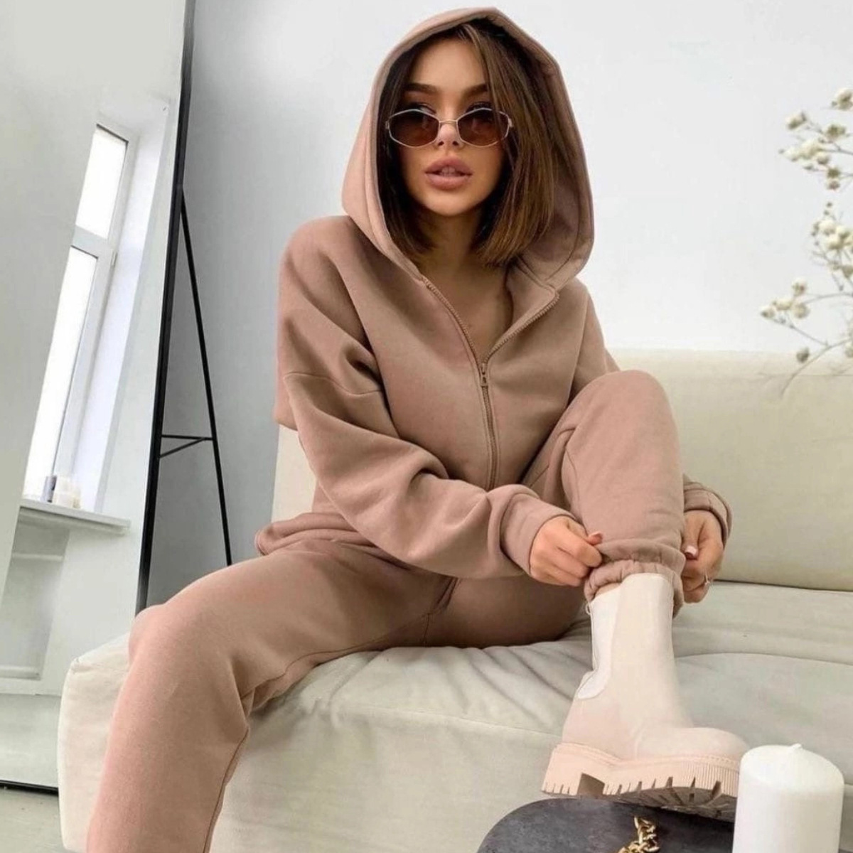 Conjunto de duas peças com zíp - Winter Clothing Sales avaliação e preço