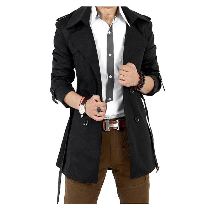 Outono primavera trench coat m - Winter Clothing Europe avaliação e preço