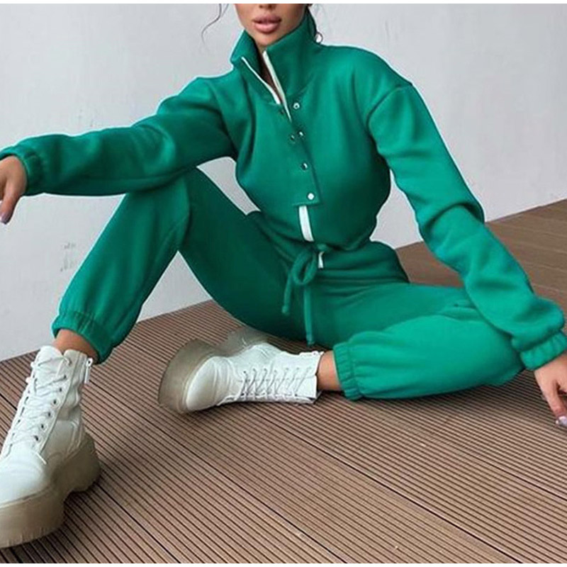 Casual gola de gola jumpsuits  - Winter Clothing Sales avaliação e preço