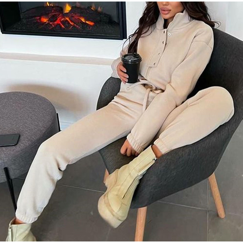 Casual gola de gola jumpsuits  - Winter Clothing Sales avaliação e preço