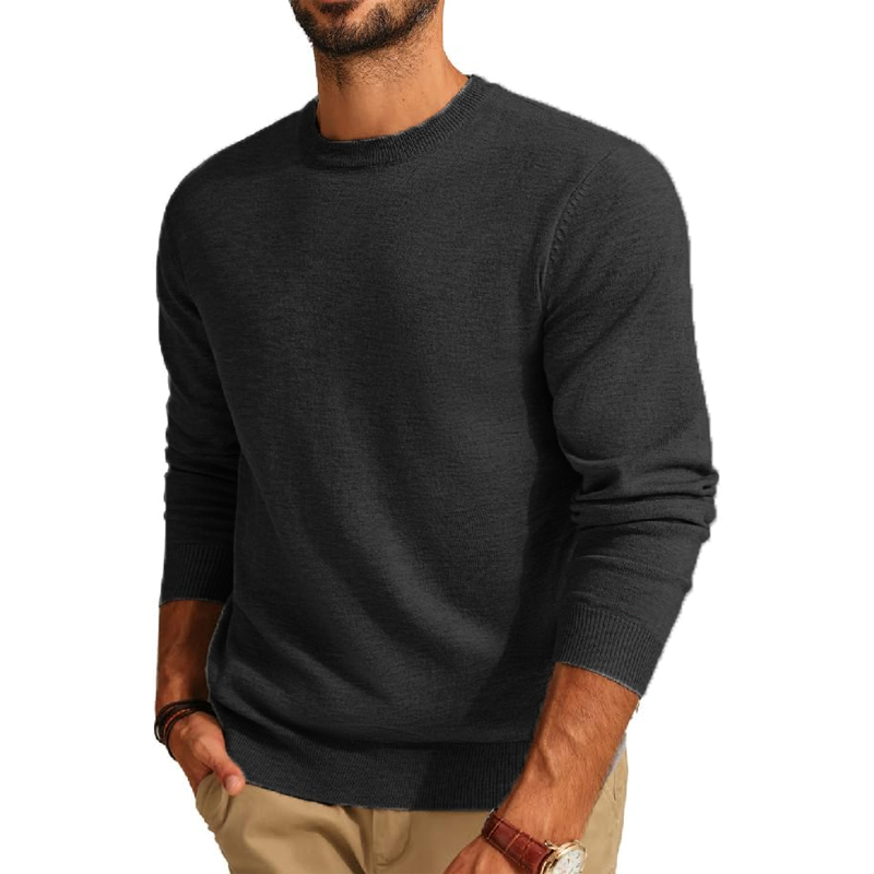 Suéter masculino de manga comp - Winter Clothing Uae avaliação e preço