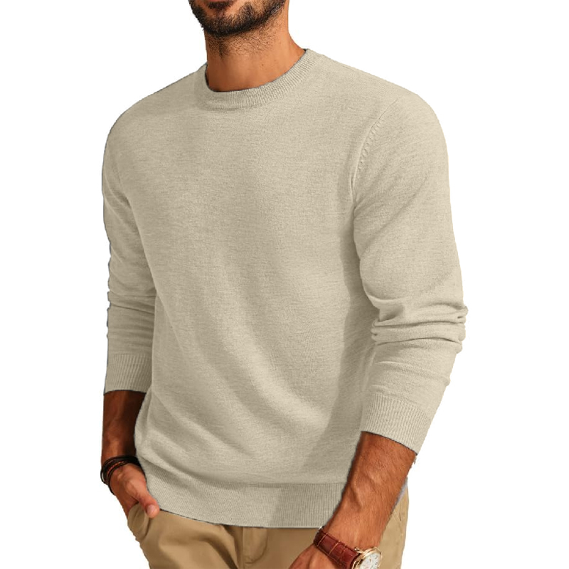 Suéter masculino de manga comp - Winter Clothing Uae avaliação e preço