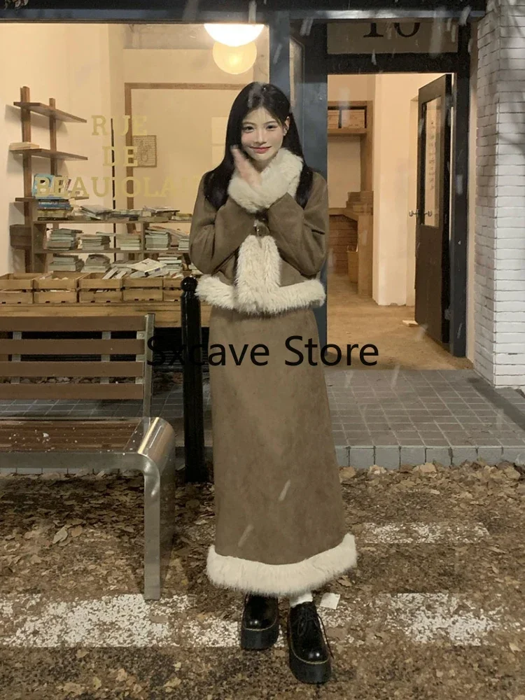 Outono retro pele do falso 2 p - Winter Clothing Sales avaliação e preço